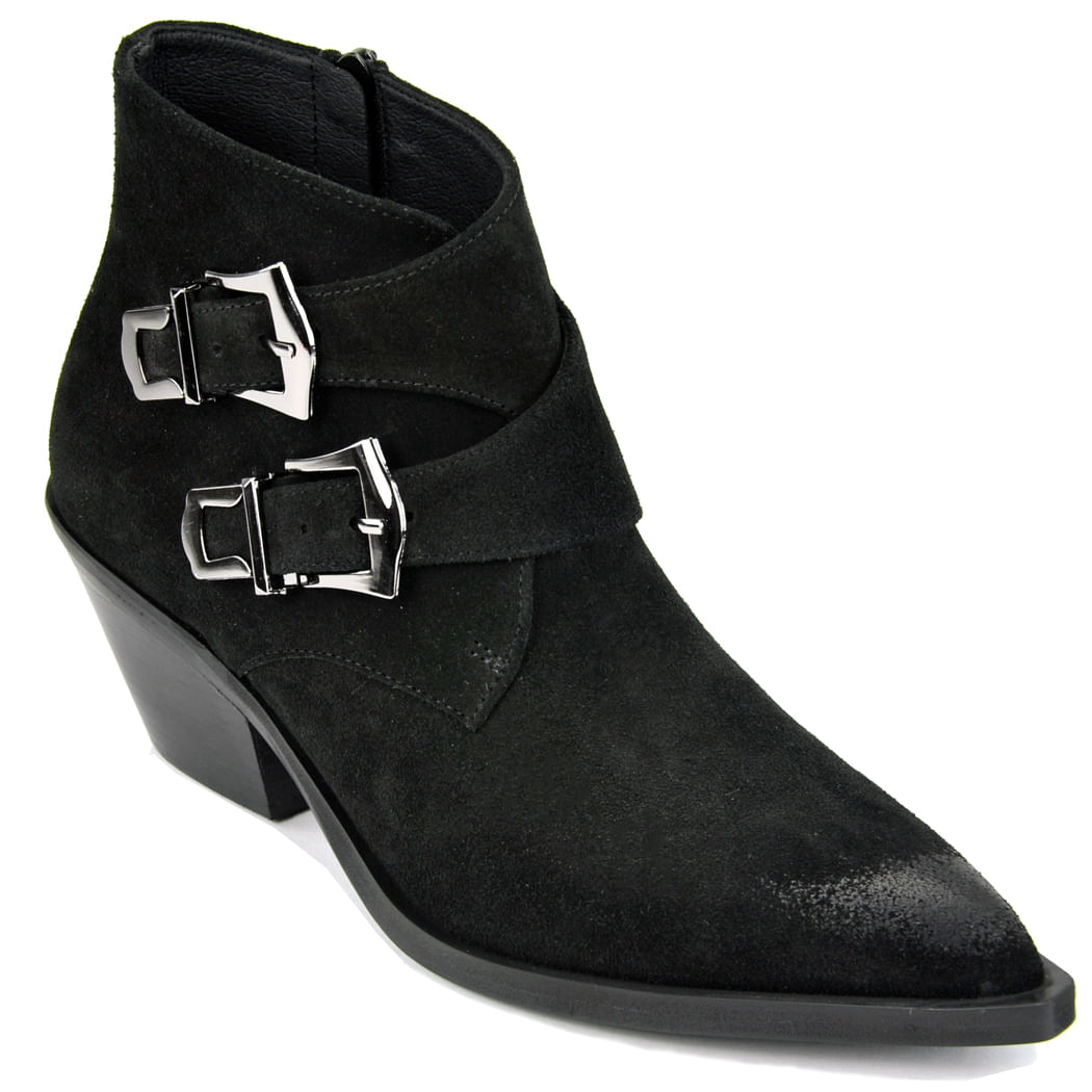 three buckle booties