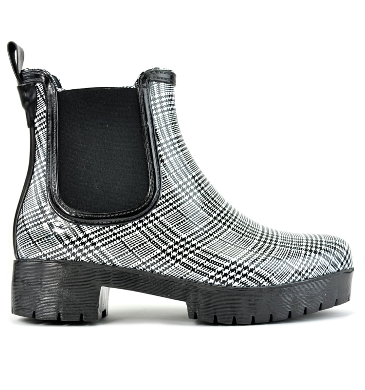 cloudy chelsea rain boot