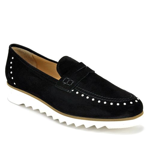 825 Suede Flat Loafer