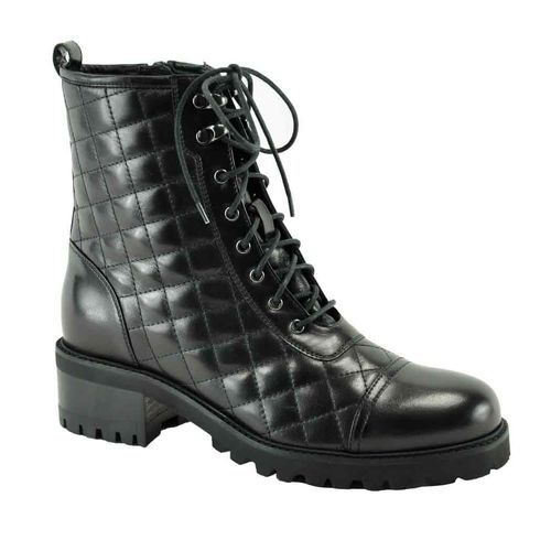 Motor Quilted Leather Boot