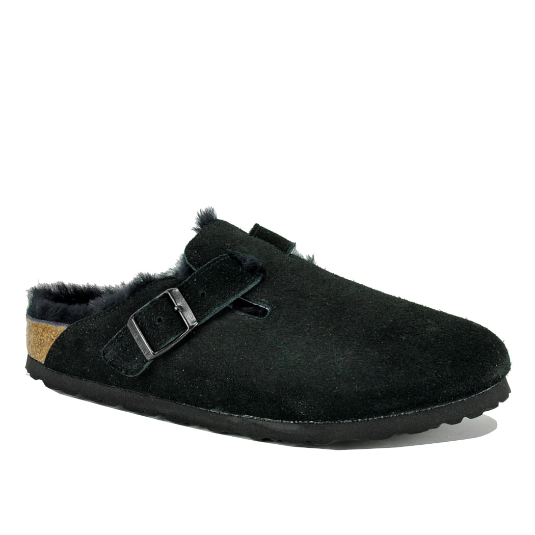 Boston Suede Fur Mule | Fall20