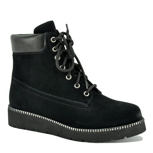 Zety Suede Tie Bootie
