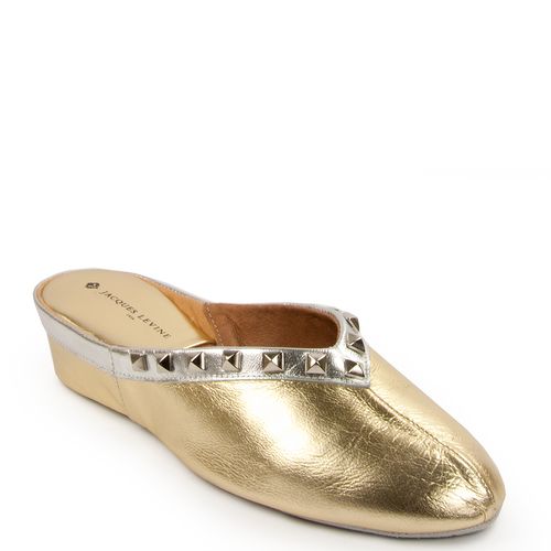 Pyramid Stud Wedge Slipper