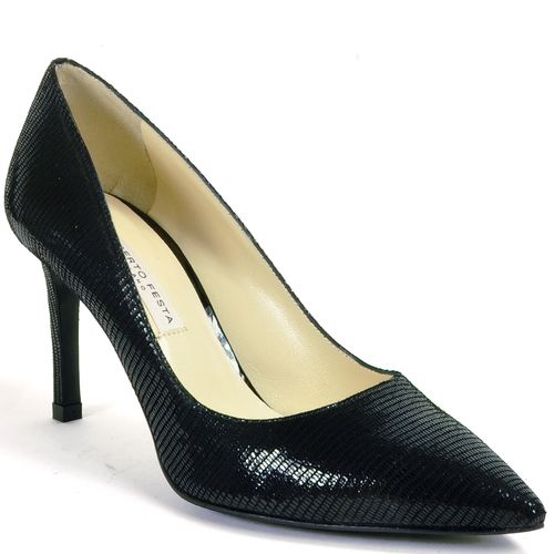85000 Lizard Printed Pump