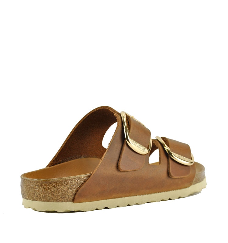 Birkenstock big 2024 buckle brun