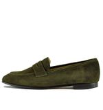 Peyton-Suede-Flat-Penny-Loafer-35-5-Olive-3