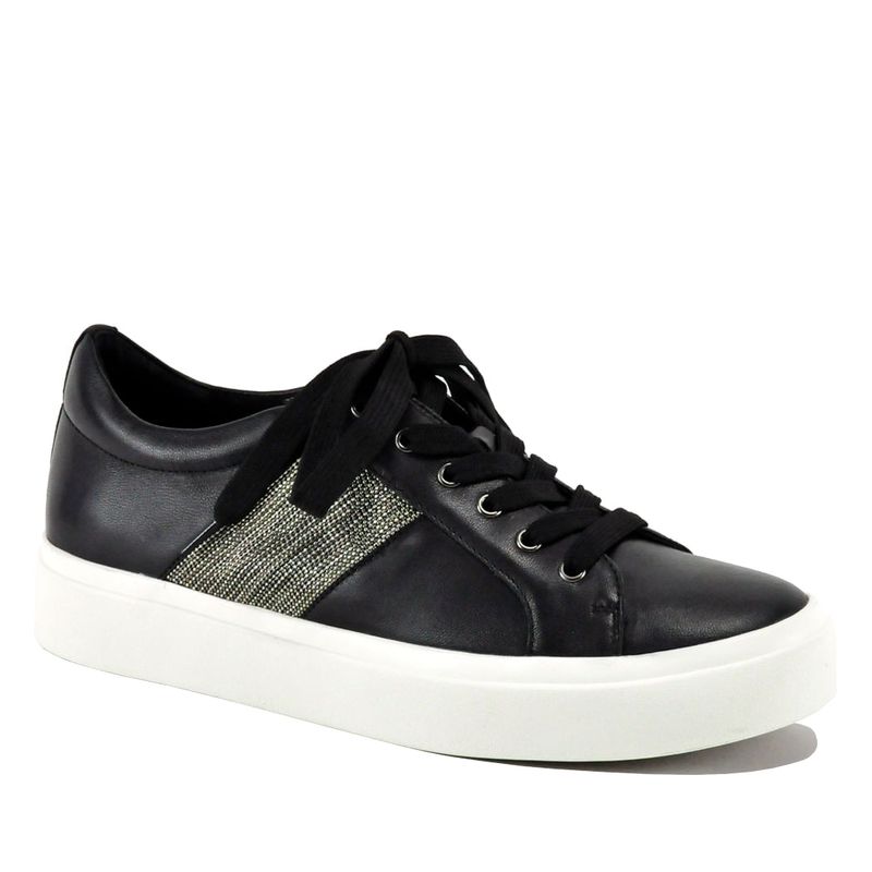Yam Leather Flat Sneaker | Fashion Sneakers - Footnotes Shoes