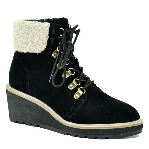 Geraldine Suede Lace Up Bootie