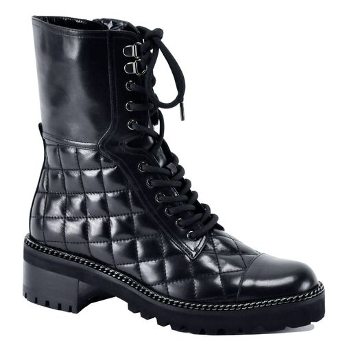 Max Leather Quilted Boot