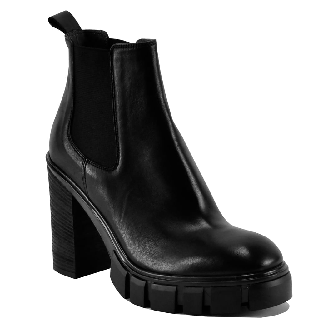 Fire Leather Platform Heel Boot | Booties