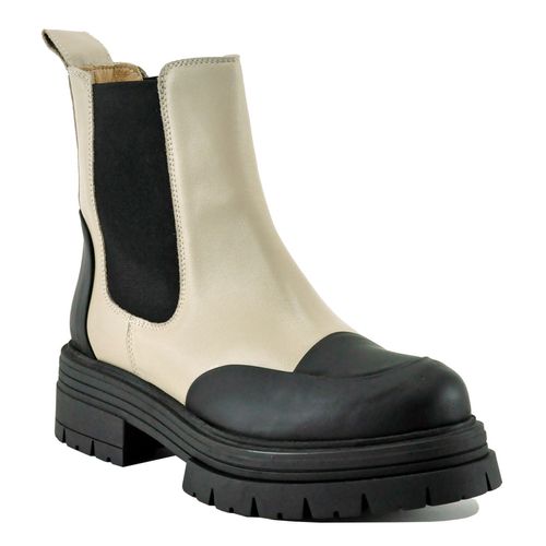 Klaus Leather/Rubber Boot