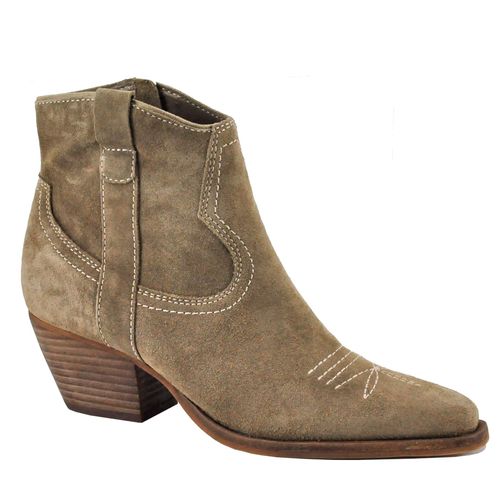 Silma Suede Flat Bootie