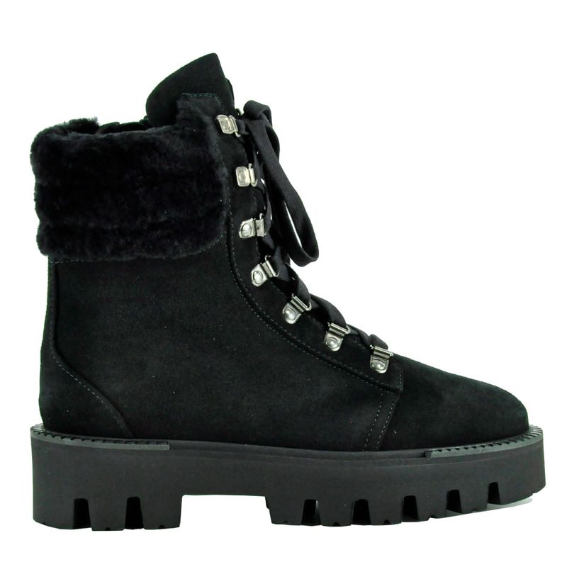 Alyssa Suede Lace Lug Boot