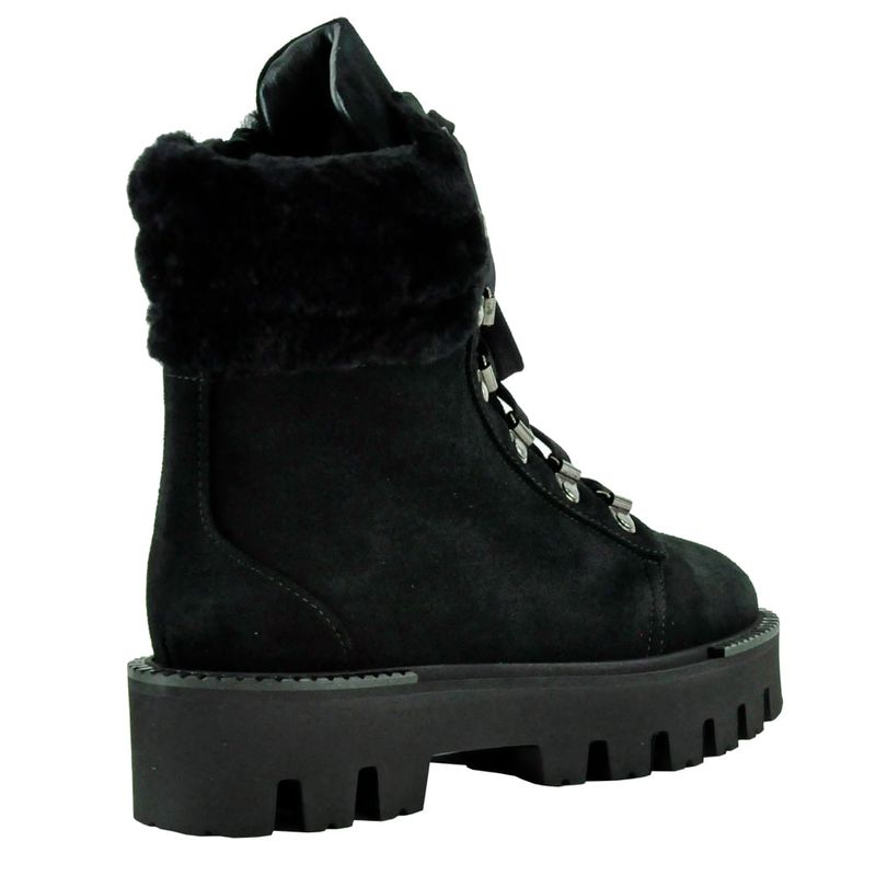 Alyssa Suede Lace Lug Boot