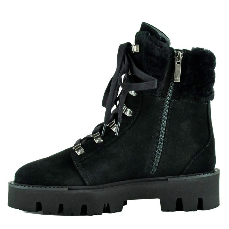 Alyssa Suede Lace Lug Boot