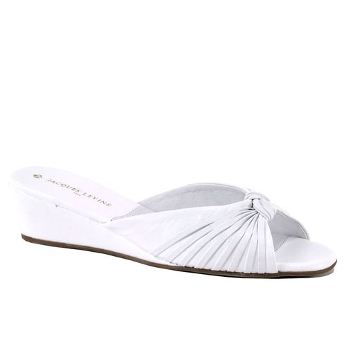 Abby Leather Open Toe Slipper