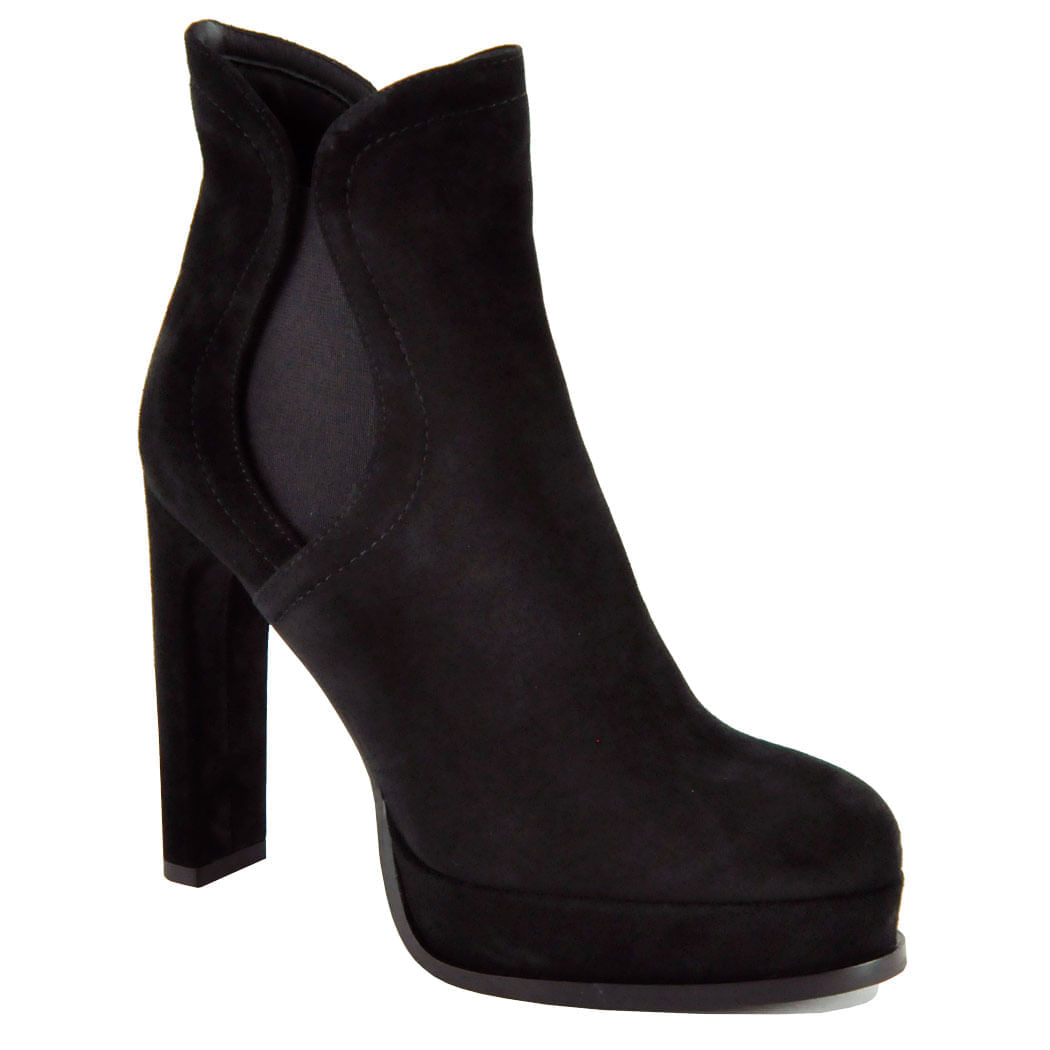 Cora Suede Heel Platform Boot