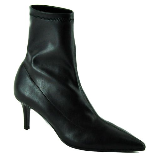 Francis Stretch Leather Dress Bootie