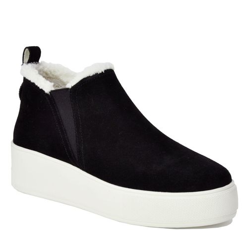 Magic Suede Fur Platform Bootie