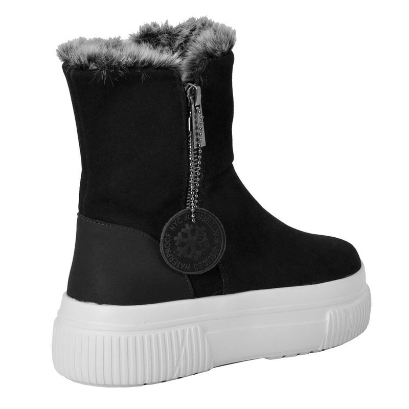 Tristan faux fur online platform sneaker bootie jslides