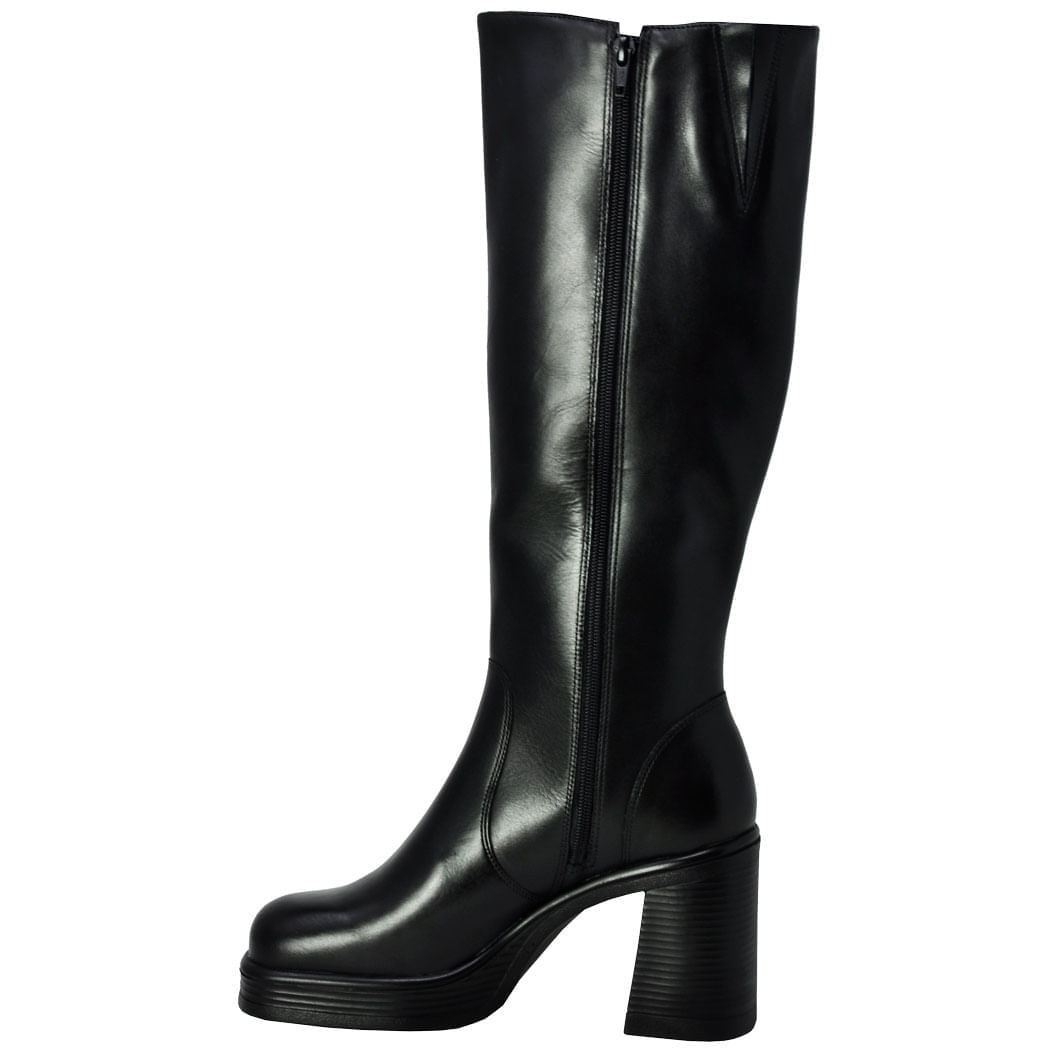 Fanatik Leather Heel Tall Boot