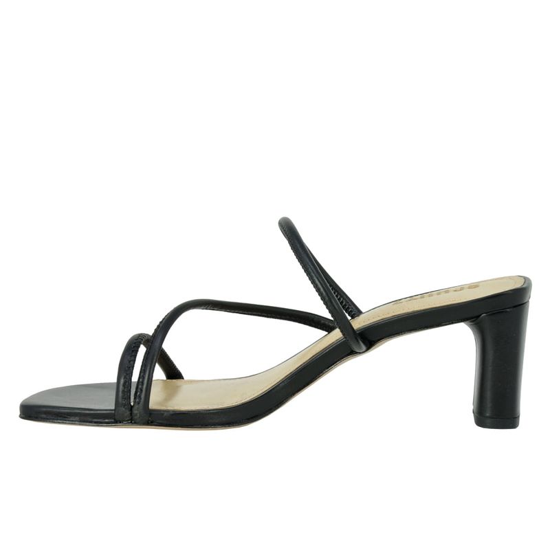 Chessie-Mid Leather Strappy Slide