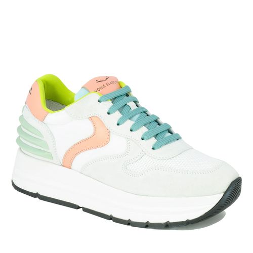 MaranPower-1N23 Suede & Mesh Platform Sneaker