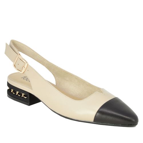 Filly-X Leather Flat Slingback