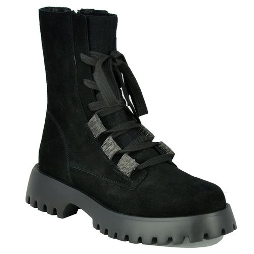 Zambou Suede Tie Lug Boot