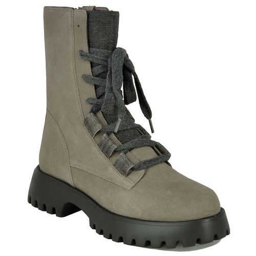 Zambou Suede Tie Lug Boot