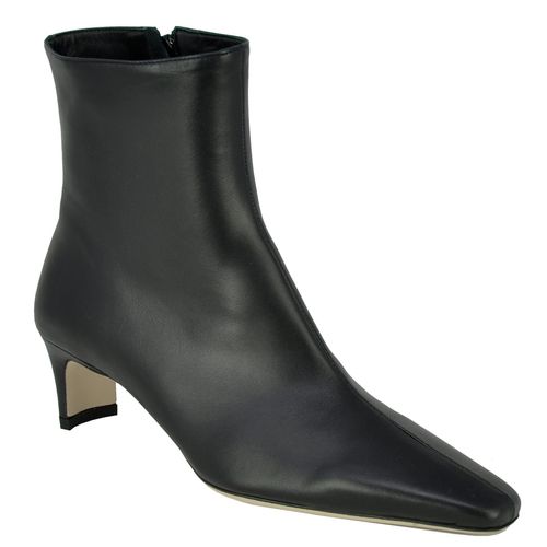 Wally Ankle Leather Heel Bootie