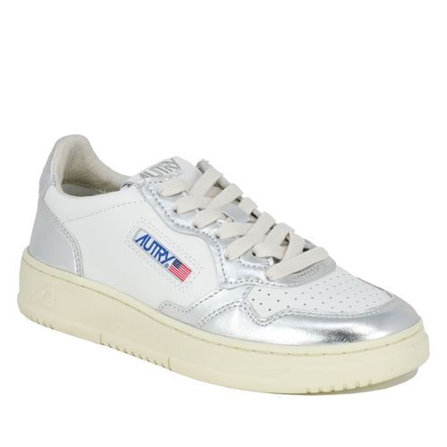 Medalist Low WB18 Silver Leather Fashion Sneaker